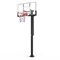 Баскетбольная стойка стационарная UNIX Line B-Stand-TG 54x32 R45 H230-305 см - фото 62045