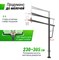 Баскетбольная стойка стационарная UNIX Line B-Stand-TG PRO 72x42 R45 H230-305 см - фото 62109