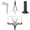 Баскетбольная стойка стационарная UNIX Line B-Stand-TG PRO 72x42 R45 H230-305 см - фото 62116