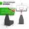 Баскетбольная стойка UNIX Line B-Stand-TG PRO 72x42 R45 H120-305 см - фото 62135