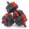 Гантели гексагональные разборные с грифом, 10 кг. (2 шт. х 5 кг.) VictoryFit VF-DН100 - фото 63171