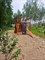 Детская площадка Савушка КУБ-3 (Махагон) подушками и коконом - фото 68645