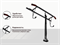Турник многофункциональный UNIX Fit PULL UP 120P - фото 70144