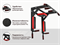 Турник настенный 3 в 1 UNIX Fit PULL UP 200 - фото 70159