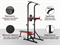 Турник-пресс-брусья со скамьей UNIX Fit POWER TOWER 120P - фото 70212