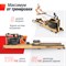 Гребной тренажер UNIX Fit Wood Rower Light - фото 74851