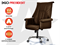 Офисное массажное кресло EGO President Шоколад - фото 79957