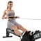 Гребной тренажер UNIX Fit Air Rower-X Black - фото 83253