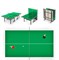 Всепогодный теннисный стол UNIX Line для улицы outdoor 14 мм SMC, зеленый - фото 88036