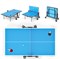 Теннисный стол UNIX Line для помещений компактный / Compact indoor 18 мм MDF синий - фото 88070