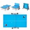 Теннисный стол UNIX Line для улицы компактный / Compact Outdoor 6 мм ACP, синий - фото 88100