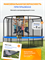 Батут Hasttings Sky Double 3,05 м - фото 89500