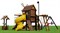 Детская площадка Markvel Мельница Marvill 6 + игровой колодец Reverso - фото 94511
