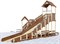 Зимняя горка Markvel Snow Crystal 3 - фото 94636