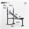 Скамья силовая со стойками UNIX Fit BENCH 120 - фото 97128